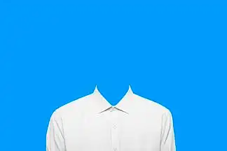 3373白衬衫证件照免抠psd分层素材模板女10533735643白衬衫证件照免抠