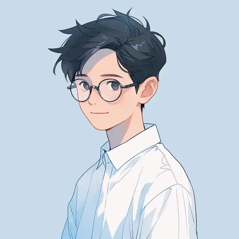 戴眼镜,文质彬彬的男生头像分享 #跨年创作挑战赛