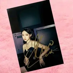 程潇亲笔签名照片 6寸签名照2020程潇亲笔签名照