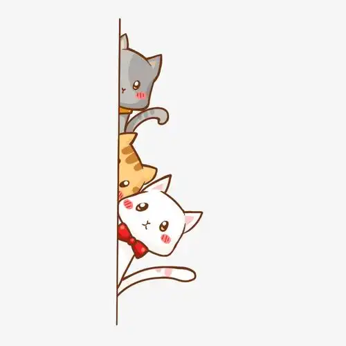 卡通可爱猫咪捉迷藏