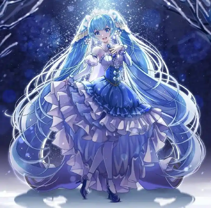 珍藏动漫头像花子君,二次元初音未来