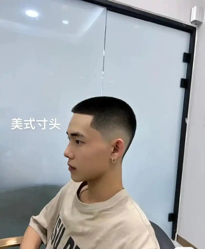 创作灵感 #男士烫发 #男士发型干净有精神 #美式寸头#男 - 抖音