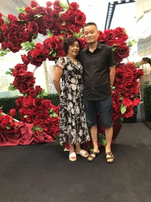 夫妻二人的合影留念