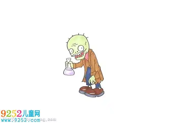 植物大战僵尸简笔画,僵王博士简笔画教程