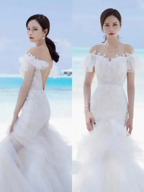 沈梦辰这件鱼尾婚纱才是跳刘畊宏的目的75