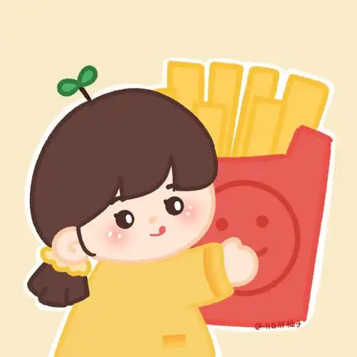 吃货女孩 闺蜜小头像