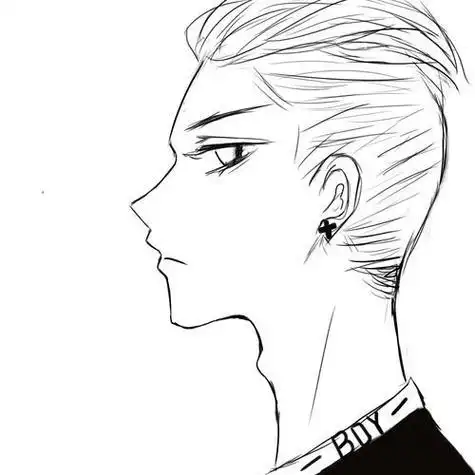 画帅气男生简笔画侧面 2019年男生脸型教程简笔画侧脸简笔画帅哥