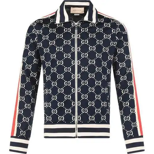 古驰gucci男士棉质高领拉链卫衣开衫运动衫外套496919x9v05