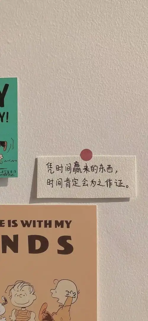 抖音上很火的潮图壁纸凭时间赢来的东西时间肯定会为之作证