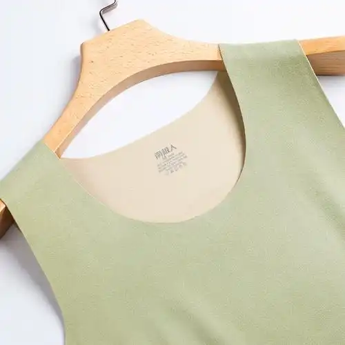 南极人无痕保暖背心女秋冬加绒加厚内穿打底发热防寒无袖内衣上衣