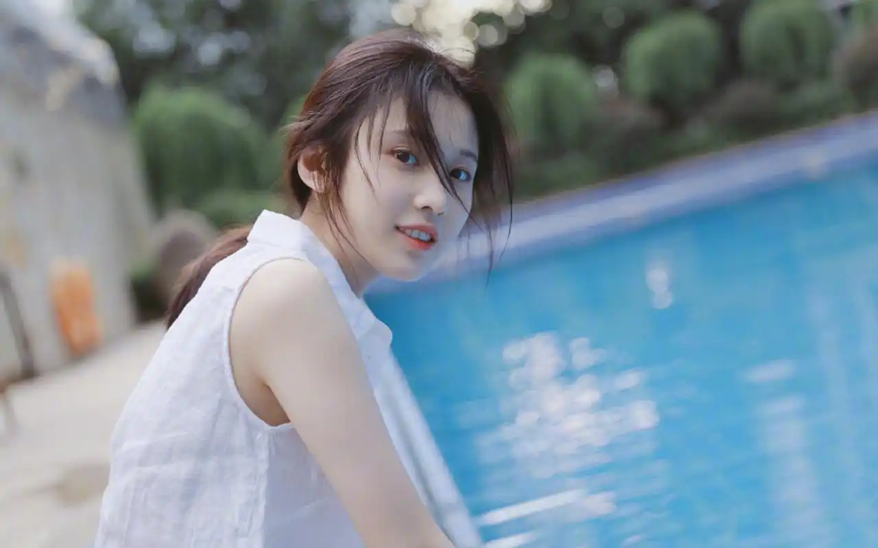 张慧雯夏日小清新高清桌面壁纸