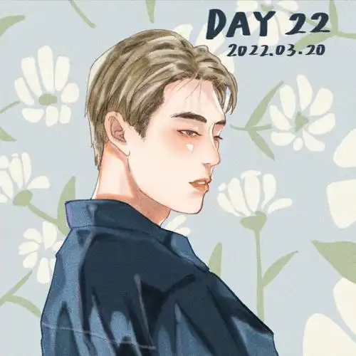 day22画个大背头帅哥