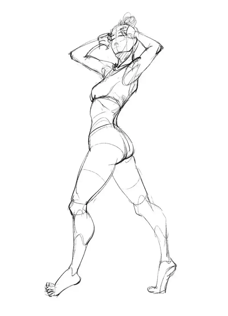 人体结构,好水捏#人体结构 #人物速写 #速写 #procr - 抖音