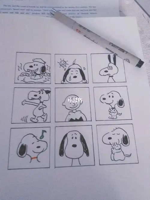 简单好看的九宫格简笔画