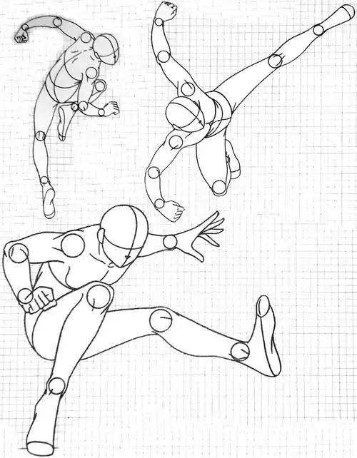 █ 干货 ▏人体动态素材_姿势