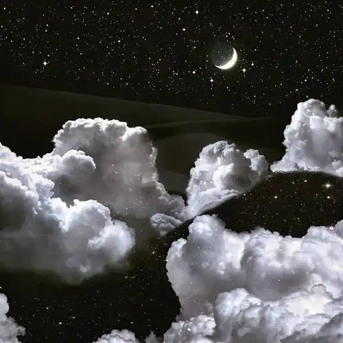 想找个黑色星空的头像