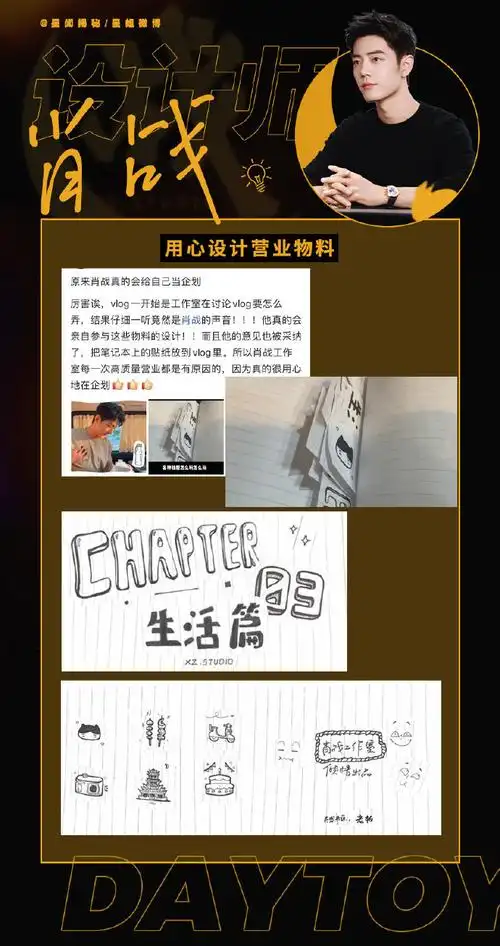 肖战指导工作室设计龙年logo##星姐微博