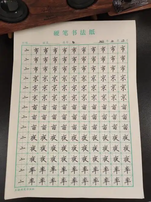 最近看到博主分享说练字不要闭门造车要和其他人多交流学习,我觉得很