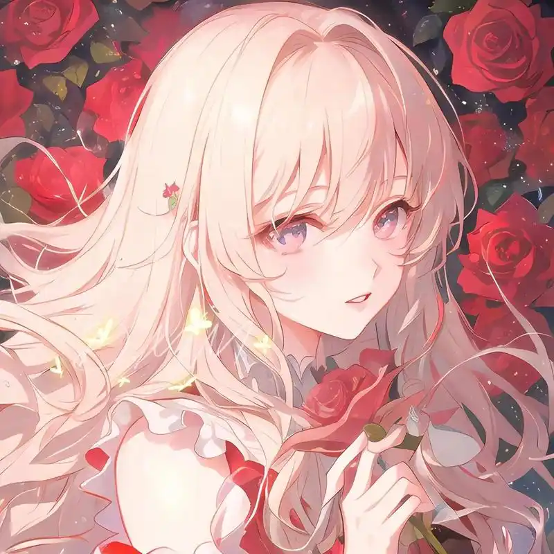 动漫女头|一看就很温柔的女生动漫头像        由无界ai生成