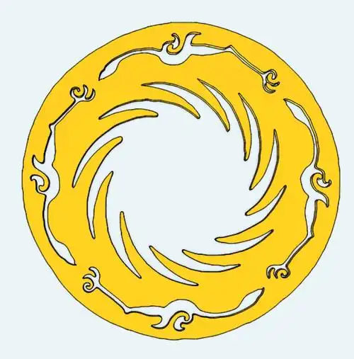 三星堆太阳神鸟