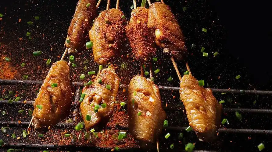 烤鸡中翅图片