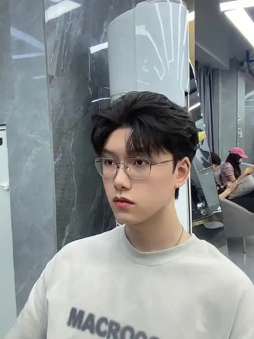 邵阳air亦辰  #男士发型  #邵阳亦辰男士发型设计  #气垫烫