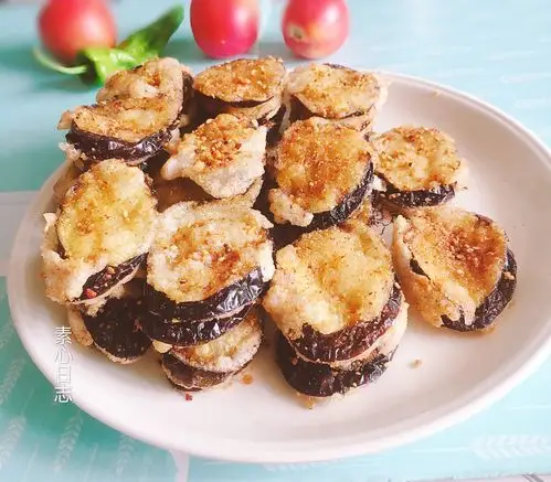 (226)茄子还能沾着吃,香酥香酥的,好好吃,就喜欢简单易做的