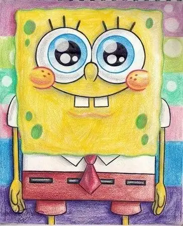 简笔画动画片彩色图案