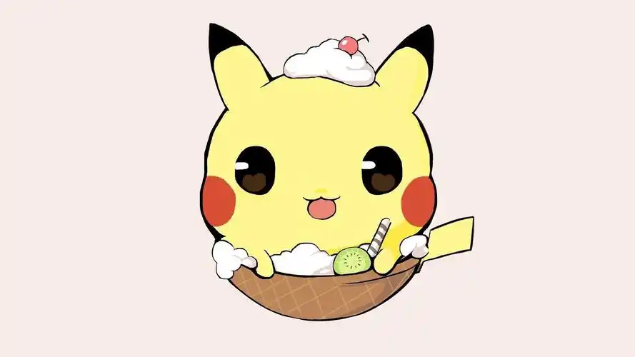 电脑壁纸可爱到犯规的皮卡丘