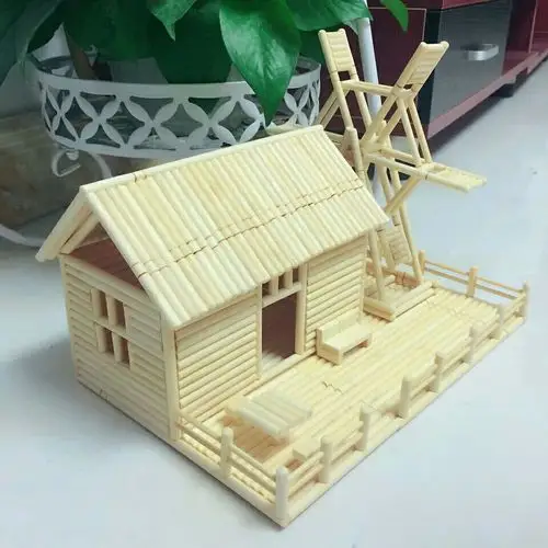 一次性筷子自制摆件