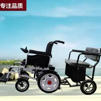 电动轮椅车轻便可折叠老人老年残疾人代步车智能全自动四轮豪华24v20a