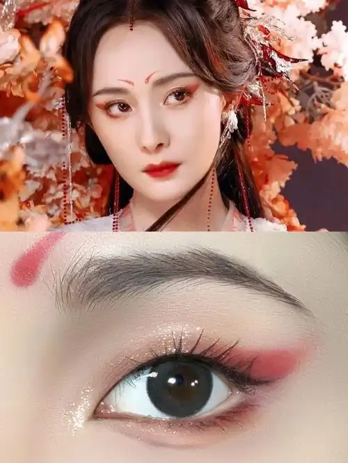 单眼皮杨幂涂山红红小狐妖眼妆教程78勾人魂
