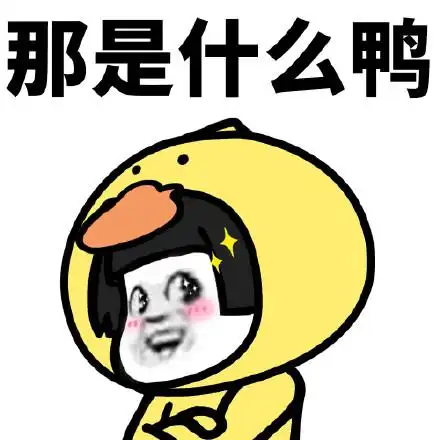 那是什么鸭 - 蘑菇头鸭鸭系列表情包
