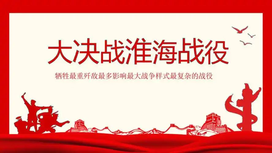 大决战淮海战役ppt课件