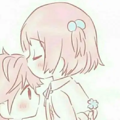 动漫可爱情侣头像一人一半高清可爱情侣卡通微信头像一人一半图