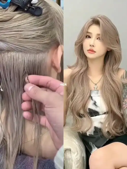 在珠海9度底色就能染出混血发色珠海接发