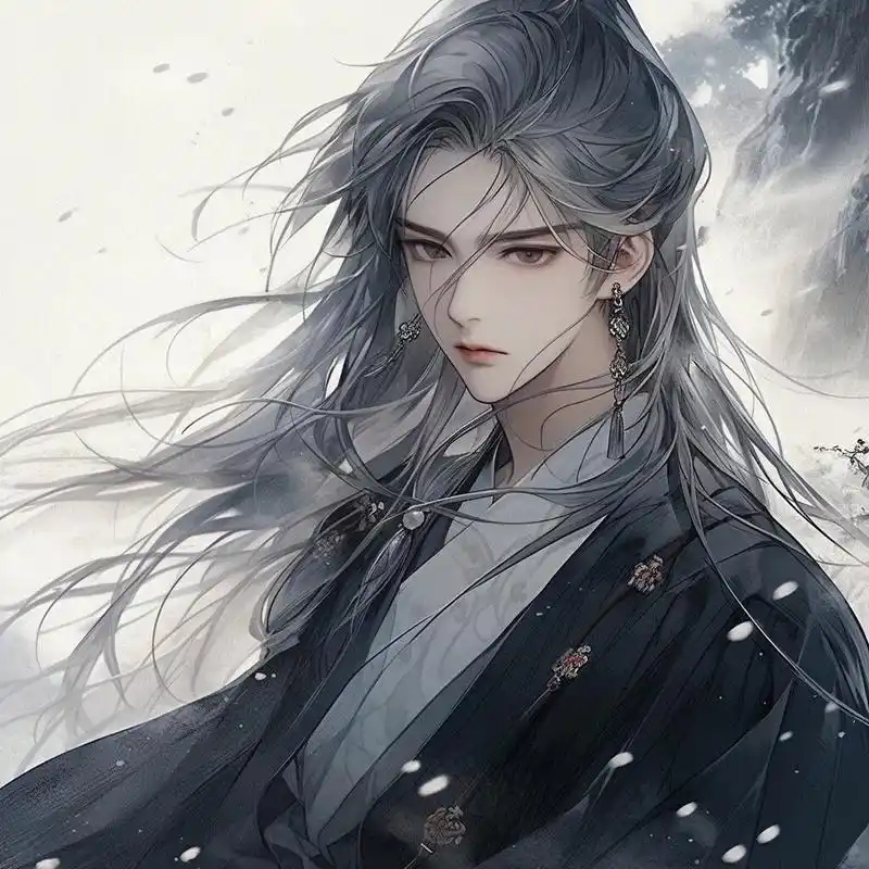 帅气高冷黑衣小哥哥|古风头像|男生头像