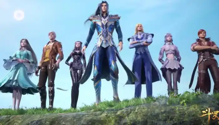 这里的《斗罗》一开局,就是史莱克七怪中的六人,在小白的指点下进行了