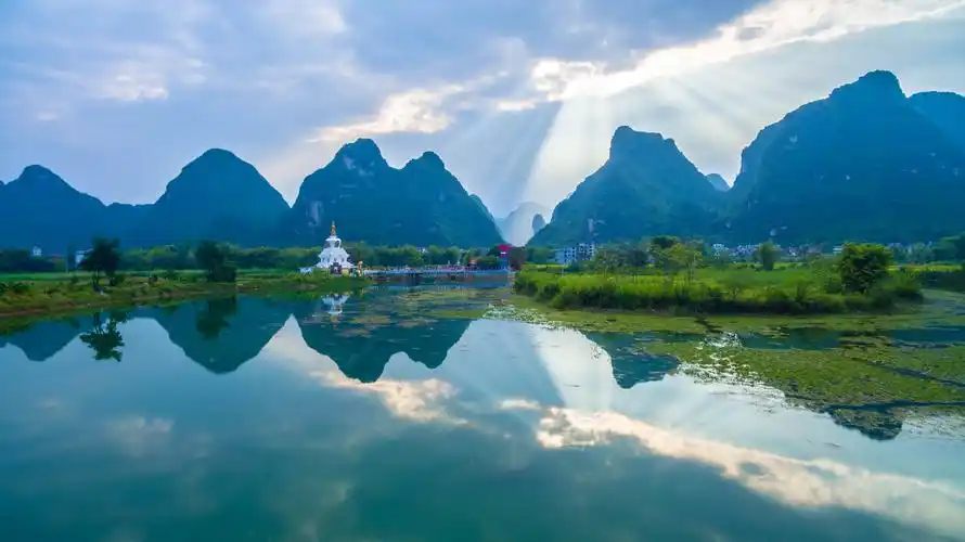 广西都安美丽地苏航拍