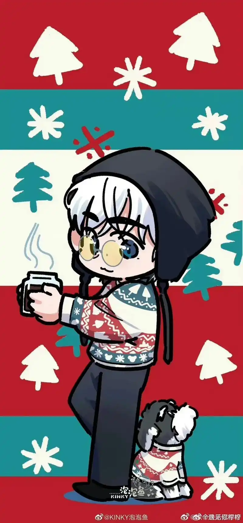 最后一张是出处.#刘宇宁 #q版人物 #往后余 - 抖音