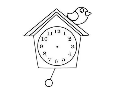 钟表简笔画简单画法_动漫人物_儿童简笔画大全_可乐云