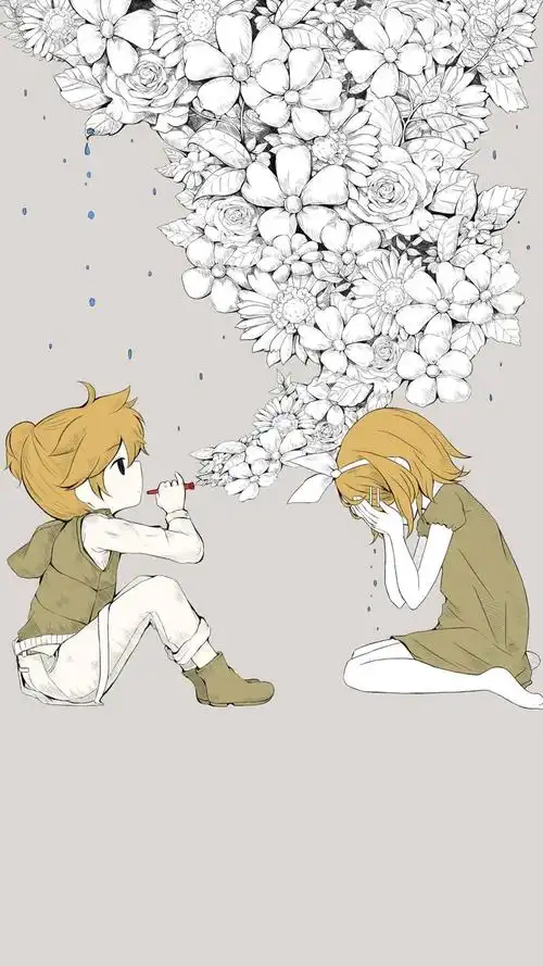 治愈系,小清新,插画,治愈系,小清新,插画,二次元,手机壁纸唯美动漫