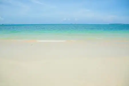 美丽的大海和沙滩图片