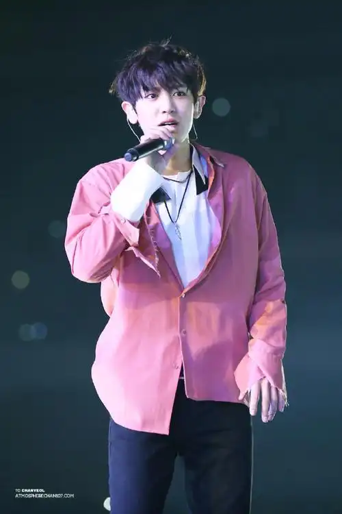 朴灿烈# #朴灿烈frealluv# 是舞台上发光的粉色小仙子