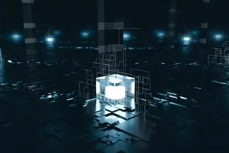 蓝色科技感线条图片-蓝色科技感线条素材-蓝色科技感线条插画-摄图新