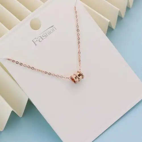 s925纯银转运珠小蛮腰项链女韩版轻奢感ins时尚网红锁骨链