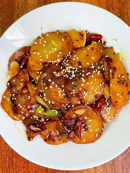 第十二道菜家常版干锅土豆片