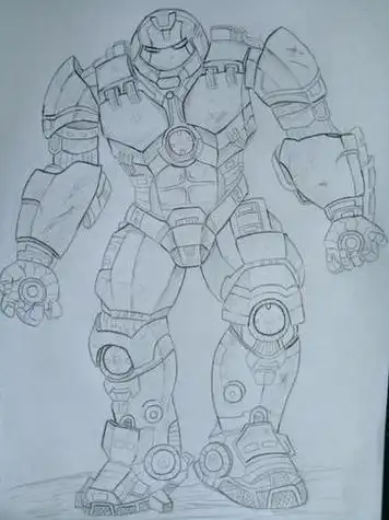 浩克战甲简笔画一步一步绿氧柜简笔画漫威全部人物简笔画教程复联q版