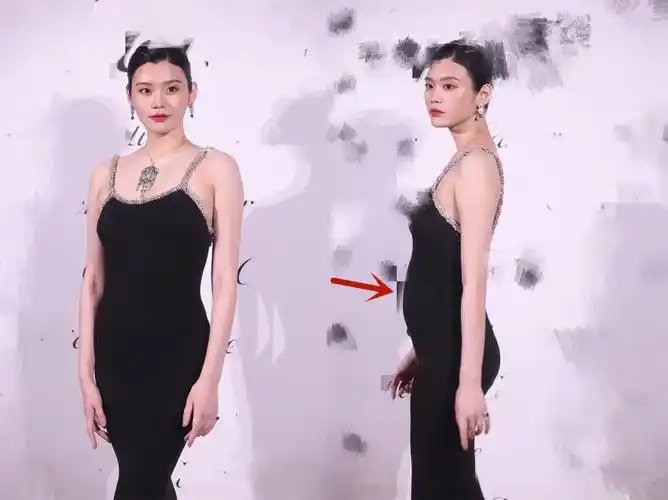 最美孕妈奚梦瑶晒高清照秀孕肚怀孕后身材未走样曲线超完美