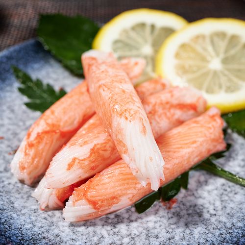 鳕蟹柳蟹足棒即食手撕雪蟹肉纯蟹味棒日寿司火锅蟹系列